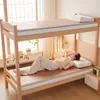 Colchón individual blando de doble propósito para estudiante, colchoneta de enfriamiento con rejilla azul grande acolchada para dormitorio, ratán de hielo, protector de cama de seda de hielo