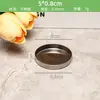 Bandeja de Aço Inoxidável Fogareiro Eletrônico de Aromaterapia Prato Material Prato Dispensador de Pó para Remédios Acessórios de Embalagem Bandeja Rasa Copo de Cera Tampa Tampa de Metal