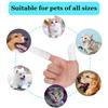 Cepillo de dientes para mascotas, juego de dedos, herramienta de limpieza bucal para perros y gatitos, suministros para el cuidado del cepillo de dientes.