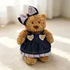 Apenas Roupas de Boneca 28cm Roupas do Urso de Barcelona Urso de Pelúcia Primavera Vibrante Primavera Brincalhona Saia Jeans Xadrez