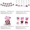 Decorações de Festa Temática Nova Minnie Mickey Mouse Festa de Aniversário Prato de Papel Descartável Guardanapo Toalha de Mesa conjunto
