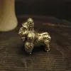 Figurinha de Latão Gorila de Latão Mais Vendida Transfronteiriça Decoração de Mesa para Casa Animal de Cobre Pequena Figurinha