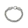 Pulseras de Acero Inoxidable de Venta Caliente Transfronterizas Europeas y Americanas, Collares de Moda Callejera para Hombre de Amazon, Suministro Directo de Fábrica al por Mayor