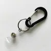 Exclusivo transfronteiriço flip dobrável dupla face transparente preto horizontal plástico suporte para crachá de identificação etiqueta atacado