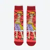 Calcetines de Temporada Cuatro Luffy Anime Zoro de Moda para Hombres y Mujeres One Piece Amazon Ins Calcetines de Comercio Exterior del Fabricante para Hombres