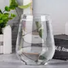 Venta Caliente Transfronteriza Taza de Plástico Tritan con Forma de Huevo de 15 oz Spot de Amazon Copa de Vino Tinto sin Pie de PET Roja