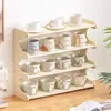 Portavasos de Agua, Taza, Vaso de Vidrio, Vaso de Papel, Estante Organizador para Tazas de Café y Vino, Organizador de Lujo de Alta Gama, A Prueba de Polvo