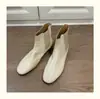 Versión de piel de oveja~Otoño/Invierno 2026 Nuevas Botas Chelsea Tobilleras de Punta Redonda Estilo Británico para Mujer, Botas de Jinete Negras Versátiles Adelgazantes