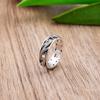 Mingcheng Venta Caliente Transfronteriza Anillo Hueco con Runas Vikingas Estilo Bohemio Retro Anillo para Mujer Regalo