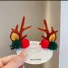 Pasador de Navidad Nuevo Pasador de Astas de Celebridad Cibernética Diadema Súper Linda Accesorios para el Cabello Regalo Navideño Adorno para la Cabeza de Navidad
