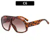 Gafas de Sol Retro de Marco Grande Europeas y Americanas Transfronterizas Douyin Personalizadas para Fotografía Callejera Gafas de Sol con Protección Solar Gafas de Sol de Moda para Mujer
