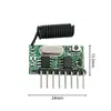 Interruptor de control remoto inalámbrico de 4 vías con módulo receptor Señal receptora Jog autobloqueo enclavamiento Nivel alto