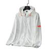 Chaqueta Popular con Ropa de Protección Solar Estampada por Toda la Prenda para Parejas, Ropa de Protección Solar, Ropa para la Piel, Transpirable, Fresca, Anti-UV, Estilo Outdoor