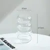 Vaso de vidro de aparência alta estilo ins simples estilo antigo médio vaso de nicho retrô decoração criativa atacado Lagarta