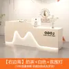 Mostrador de Bar de Lujo Ligero Caja Registradora Tienda Mesa Pequeña Gabinete Comercial Salón de Belleza Peluquería Tienda de Ropa Recepción Frontal de Empresa