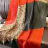 Bufanda Nueva de Seda Simulada, Bufanda Larga de Brocado, Moda Primavera y Otoño, Versátil Chal de Protección Solar de Verano, Turbante