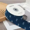 4cm Fita de Sarja Estampada com Laço Agulha de Laço de Tecido Escovado Acessórios de Cabelo Feitos à Mão Acessórios para Roupas