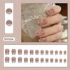 Uñas Portátiles Estilo Pequeña Fragancia de Lujo Ligero, Pegatinas de Uñas Postizas de Gama Alta, Uñas Removibles, Manicura de Temperamento, Uñas Portátiles al por Mayor