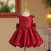 Vestido de aniversário de um ano para menina, roupa para celebração do primeiro aniversário infantil, vestido de menininha, vestido de daminha para casamentos, vestido de princesa