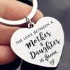 Regalo de Navidad personalizado con letras de acero inoxidable caliente transfronterizo, llavero de metal con amor para colegas y amigos al por mayor