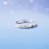Anillos de Pareja Planeta Rosa del Principito para Hombres y Mujeres, Diseño de Nicho Estilo Ins, Regalo de San Valentín para Novia