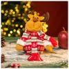 Bolsa de Regalo Navideña, Bolsa de Manzana, Bolso de Mano, Bolsa de Regalo, Bolsa de Dulces Navideños, Pantalones con Bolsillo de Solapa para Recuerdo de Nochebuena