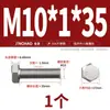 Tornillo Hexagonal Externo de Rosca Fina de Acero Inoxidable 304 M6M8M10M12M14M16M18M20*1/1.25/1.5