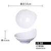Bol de Melamina Yangge de una Oreja Imitación Porcelana Plástico Bol Pequeño con Orejas Restaurante de Hot Pot Especial para Salsas Bol Pequeño Bol Pequeño de Autoservicio