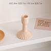 Suporte de vela cerâmico Shumen nórdico simples moderno jantar à luz de velas romântico retrô adereços criativos de decoração de mesa