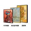 Pintura Decorativa de Animales Artísticos Estilo Europeo Simple Triptíco para Sala de Estar Porcelana de Cristal Pintura Colgante de Gama Alta para Hotel Apartamento Dormitorio Venta al por Mayor