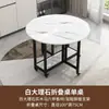 Mesa de jantar dobrável de madeira maciça Mesa multifuncional móvel com plataforma giratória Mesa redonda simples para apartamento pequeno Mesa de armazenamento e cadeira