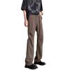 Pantalones cleanfit Diseño Avanzado Sentido del Diseño Pantalones Micro-Laxi Hombres Sentido de Caída Corte Ajustado Adelgazante Pantalones Rectos Altos