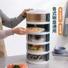 Cubierta Transpirable Aislada Multicapa para Verduras Cubierta de Almacenamiento Doméstica a Prueba de Polvo Caja de Almacenamiento de Comida Sobrante de Cocina Elevada y Engrosada