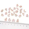 Aleación Cuentas con Letras para Goteo de Aceite Colgante Cuentas Sueltas DIY Pulsera Hecha a Mano Accesorios de Joyería Venta al por Mayor Letras Accesorios DIY