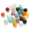 Nuevo pulsera de cuentas de color sólido de jade de porcelana de cristal de 8 mm cortina de puerta cuentas sueltas de vidrio accesorios de joyería DIY al por mayor por artículo