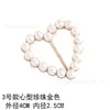 Fivela de Canto com Pérolas e Strass Estilo Coreano Estilo Ins Fivela Decorativa de Cintura Fashion. Acessórios de Fivela de Lenço de Seda Exquisitos e Versáteis