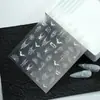 Pegatinas de Calavera para Uñas de Dedos de Halloween Estampado en Caliente en Relieve 3D Pegatinas de Arte para Uñas Pegatinas de Estilo Oscuro Sencillo Arte para Uñas