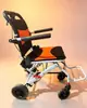 Silla de ruedas para avión para ancianos, plegable, ligera, pequeña, scooter portátil de aleación de aluminio para personas mayores, adecuado para ir de compras