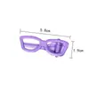 Pinza para el pelo de gafas de metal de 6 cm Pinza para el pelo de gafas de sol divertida y peculiar Pinza de pico de pato Laca Flequillo de niños Pinza lateral Accesorio para el pelo