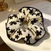 Ligas para el cabello de tela directas de fábrica estilo ins, diademas elegantes con borde sellado, scrunchies, accesorios para el cabello