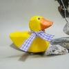 Adornos Decorativos Creativos para Escritorio, Figuras de Patos de Madera Maciza Hechas a Mano, Adornos de Patos de Madera Frescos e Interesantes