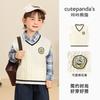 Chaleco de Punto para Niños Kaka Panda Chaleco para Niñas Ropa de Otoño para Niños Top Casual para Bebé Ropa para Bebés y Niños