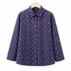 Camisa de Manga Larga de Algodón Puro Nueva Primavera y Otoño 2026 de la Abuela, Ropa para Mujeres de Mediana Edad y Mayores, Top para Madre, Ropa para Señoras Mayores, Tallas Grandes