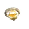 Manija de Latón de Lujo con Mango de Cristal, Pequeña Redonda de Color Champaña Transparente para Cajón, Gabinete de Zapatos, Puerta de Armario, Transfronterizo