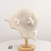 Sombrero de pescador de lana de alpaca tejido Melard para mujer, cálido de otoño, adelgazante, moderno
