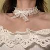 Collar Collar Lolita Femenino Camelia Diablo Gargantilla Cadena Clavícula Abstinencia Maid Spice Collar de Cuello