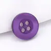 Botón Ancho de Cuatro Agujeros Perlado de Colores Versátil Botón para Camisa Suéter Ropa de Bebé Ropa Infantil Botones para Camiseta Camisa