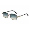 Gafas de sol de moda cuadradas europeas y americanas 2026 para mujer, Gafas de sol únicas y modernas con cabeza de leopardo Protección UV para mujer, Transfronterizo
