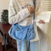 Bolso Cruzado de Lona de Mezclilla Nuevo 2026 para Mujer, Bolso de Hombro de Gran Capacidad, Bolso de Mano Casual, Bolso Almohada, Bolso Cruzado para Estudiante