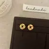 Pendientes de Moda Europeos y Americanos de Diseño Geométrico Transfronterizo, Nicho, Retorcidos, Simples, Versátiles, Lujo Ligero, Pendientes de Alto Temperamento